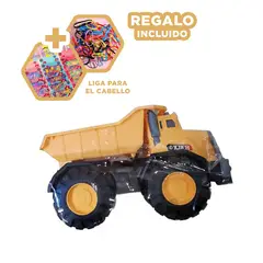 RYBIU IMPORT - Pack12 Truck Volquete para Niños Y+Ligas de Regalo