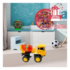 RYBIU IMPORT - Pack12 Camion de Obra en Bolsa Grande Y+Ligas de Regalo