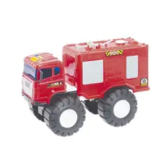 RYBIU IMPORT - Pack2 Carro Truck para Niños Modelo Bombero en Color Rojo
