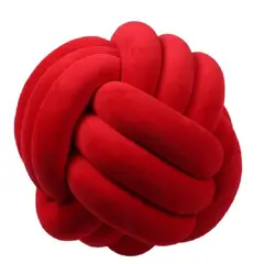 GENERICO - Cojín nudo rosa 30 cm