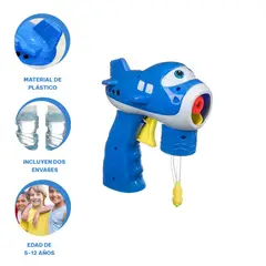 GENERICO - Pack4 Juguete de Avion Burbujero Azul Y+Regalo Agendita