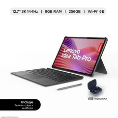 LENOVO - Tablet Idea Tab Pro 12.7" 3K 8GB RAM 256GB Android 14 - Gris Luna