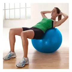 GENERICO - Pack2 Pelota Deportiva de 65cm en Azul Y+Regalo Agendita