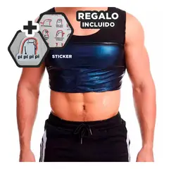 GENERICO - Pack12 Polo Sudadero en 2XL3XL Negro Y+Regalo Stickers