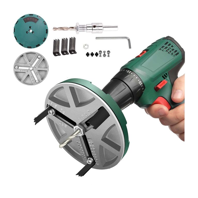 Adaptador Taladro Para Hacer Agujeros 45 Mm A 130 Mm