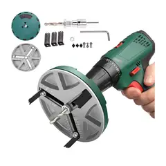 GENERICO - Adaptador Taladro Para Hacer Agujeros 45 Mm A 130 Mm