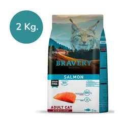 BRAVERY - Adult Cat Sterilized Salmón 2kg