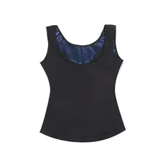 GENERICO - Chaleco Termico para Gimnasio para Dama Con Cierre S Negro