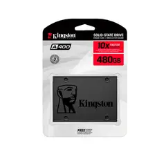 KINGSTON - Disco Sólido Interno SSD A400 480GB 2.5 SATA III 6Gbs SA400S37480G