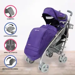 EBABY - Coche Bastón para Bebé Deportivo »VAYO» Purple