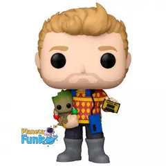 FUNKO - STAR LORD CON GROOT NAVIDAD MARVEL EXCLUSIVO