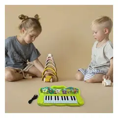 GENERICO - Pack4 Piano que Sirve para Niñas en Verde Y+Regalo Stickers