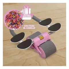 GENERICO - Disco Innovador 2 en 1 con Tablero Rosado Y+Ligas de Regalo