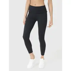 BSOUL - Legging Mujer Foldover Negro