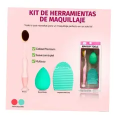 GENERICO - Kits de brochas de maquillaje 3 en 1