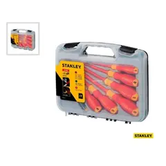 STANLEY - Juego 7 Destornilladores Aislados De 1000v STMT60175-LA