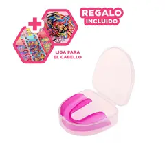 GENERICO - Dentadura de Material Silicona en Rosado Y+Ligas de Regalo