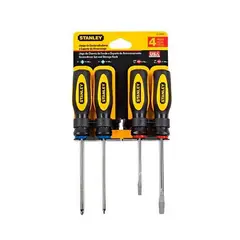 STANLEY - Juego 4 Destornilladores 60-040