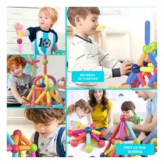 GENERICO - Pack6 Imanes Didacticos con 64 Piezas Y+Regalo Agendita