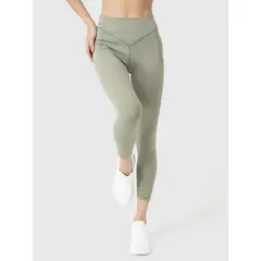 BSOUL - Legging Mujer Mid-Rise Verde
