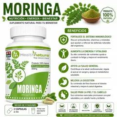 HEALTHNATURAL - ASHWAGANDHA 500MG + MORINGA 500MG