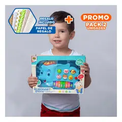 GENERICO - Pack2 Piano Interactivo para Ninos Y+Papel de Regalo