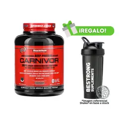 MUSCLEMEDS - PROTEÍNA CARNIVOR 4.19 LB CHOCOLATE + SHAKER