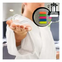 GENERICO - Pack12 Boquilla Dental en Transparent Y+Banderitas Adhesivas