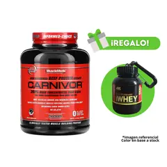 MUSCLEMEDS - PROTEÍNA CARNIVOR 4.19 LB CHOCOLATE + PORTAPROTEINA