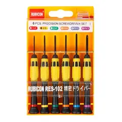 RUBICON - Desarmador Perilleros De Precisión Plano Y Estrella