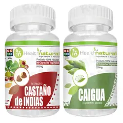 HEALTHNATURAL - CASTAÑO DE INDIAS 500MG + CAIGUA 500MG