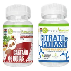 HEALTHNATURAL - CASTAÑO DE INDIAS + CITRATO DE POTASIO