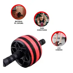 GENERICO - Pack2 Rueda Liviana de Deporte en Roj Y+Banderitas Adhesivas