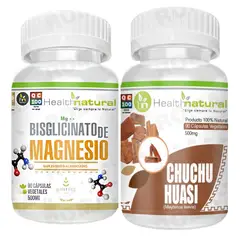 HEALTHNATURAL - BISGLICINATO DE MAGNESIO + CHUCHUHUASI