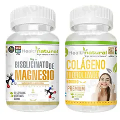 HEALTHNATURAL - BISGLICINATO MAGNESIO + COLÁGENO HIDROLIZADO