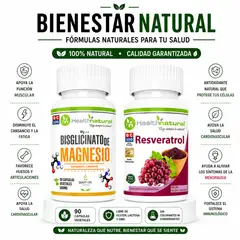HEALTHNATURAL - BISGLICINATO MAGNESIO + RESVERATROL
