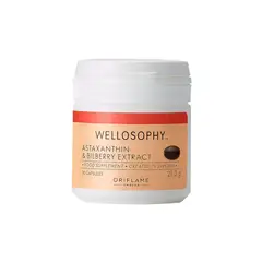 ORIFLAME - Astaxantina & Extracto de Arándano 30 Cápsulas Wellosophy