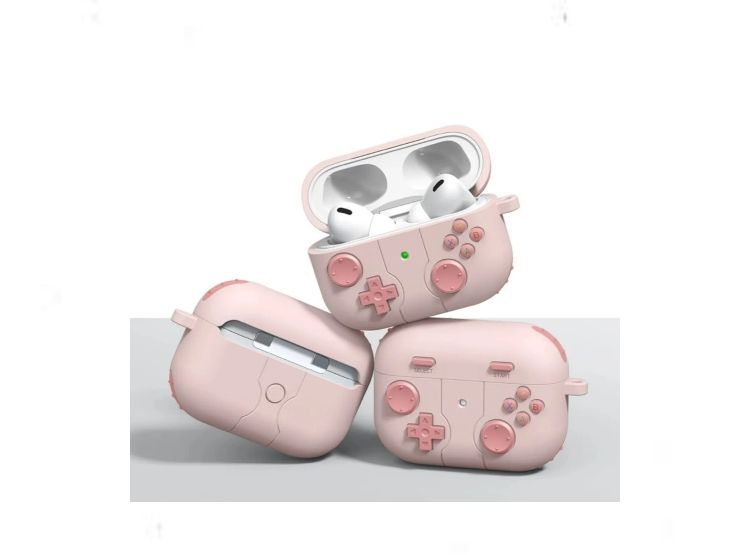 Funda Modelo Nintendo Para Modelo Airpods Pro 2 - Rosa