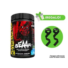 MUTANT - AMINOACIDO GEAAR 30 SERVICIOS BLUE RASPBERRY + STRAPS