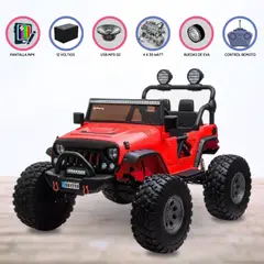 WRANGLER - Carro a Batería 4 X 4 RED