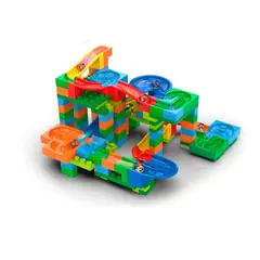 RYBIU IMPORT - Pista con Canicas de Varias Piezas Multicolor en 180pza