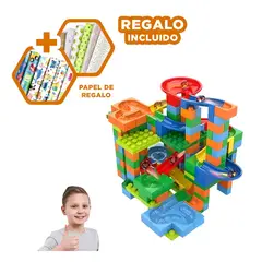 RYBIU IMPORT - Pista para Distraerse con Canicas Y+Papel de Regalo