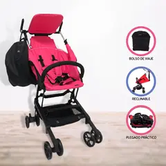 EVEZO - Coche de Paseo para Bebé LIGHT WEIGHT BEN Pink