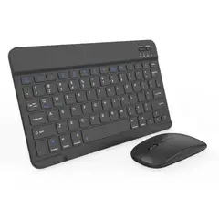 GENERICO - Combo Mouse y Teclado Recargable Negro