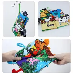 GENERICO - LIBRO DE ESTIMULACIÓN NIÑOS JUGUETE SENSORIAL ALEATORIO