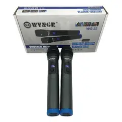 OEM - WG-22 DOS MICROFONO INALAMBRICO DE BAJA POTENCIA WG22