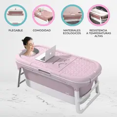 DOUX BEBE - Bañera Plegable para adultos «AGUAZEN» Pink