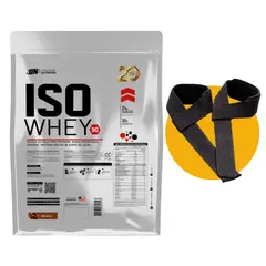 UNIVERSE NUTRITION - ISO WHEY 90 DE 3kg CHOCOLATE CON STRAPS - PROTEÍNA ISOLATADA