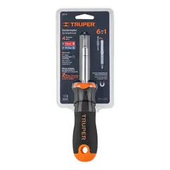 TRUPER - Desarmador 2 Puntas Dobles Y Barra Con 2 Cajas Hexagonal - 14200