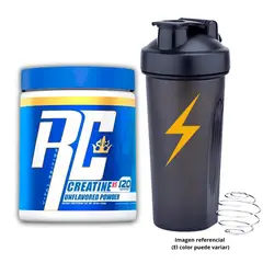 RONNIE COLEMAN - CREATINA DE 300gr CON SHAKER - CREATINA MONOHIDRATADA